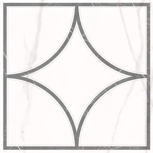 Декор Каррара Нова Геометрия 7346-0002 45x45