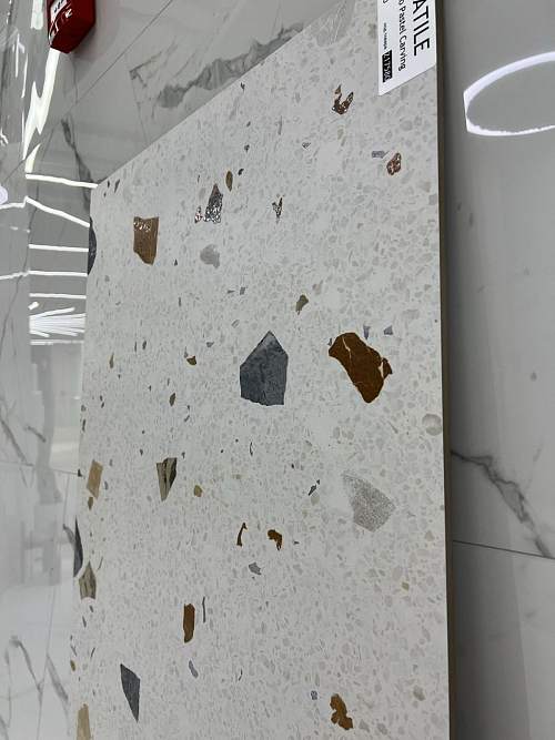 Terrazzo Pastel 9mm Carving Керамогранит 60x120