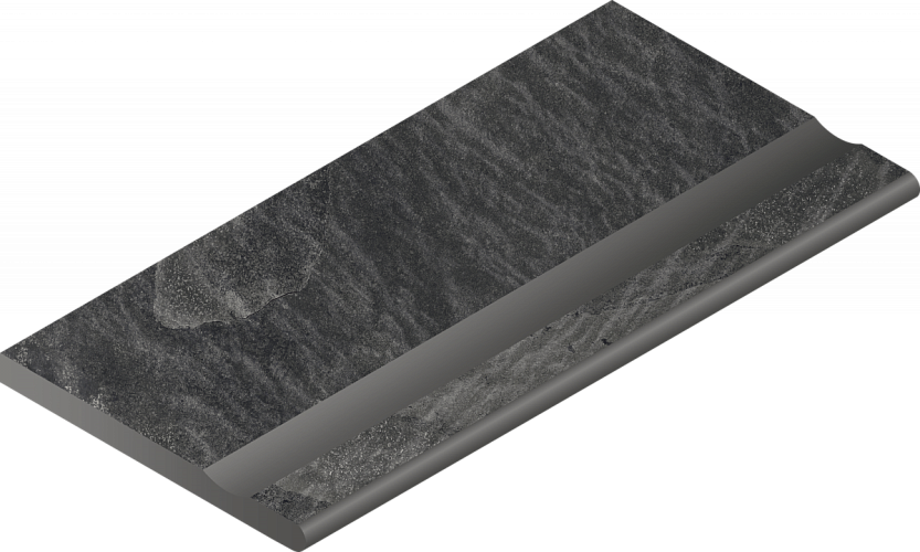 Бортик Materia Titanio Bor. Svasato Round С выемкой Закругл 620090000410 30x60