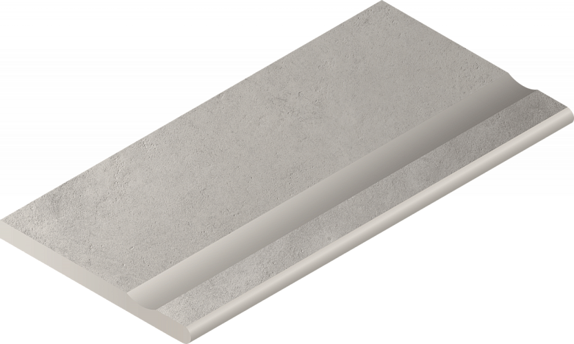 Бортик Millennium X2 Silver Svasato Round Nat Закруг с выемкой 620090000735 30x60