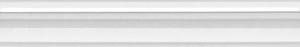 Бордюр Багет Марсо Белый Обрезной BLC017R 5x30