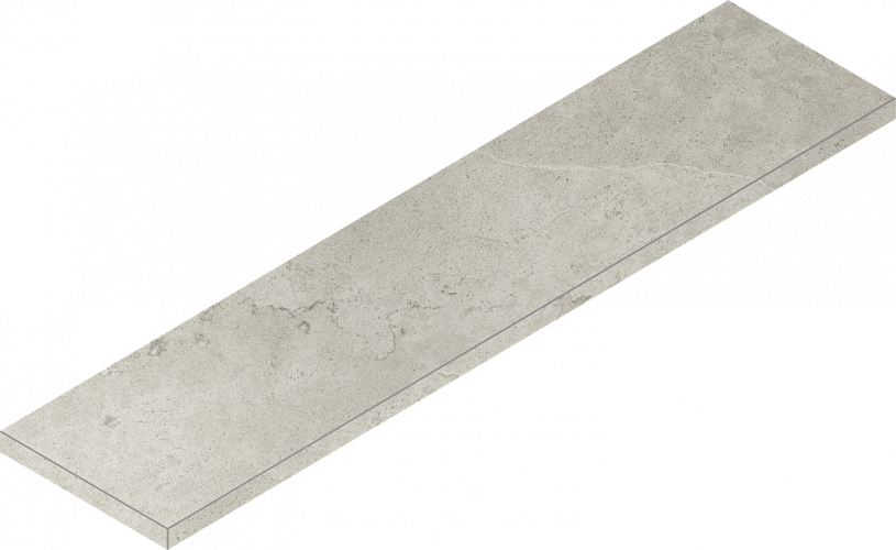 Ступень угловая левая Metropolis Absolut Silver 620070002190 33x120