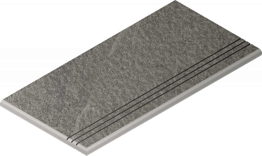 Ступень Contempora Carbon Gradino Round Grip Sx Закругл Левая 620040000030 30x60