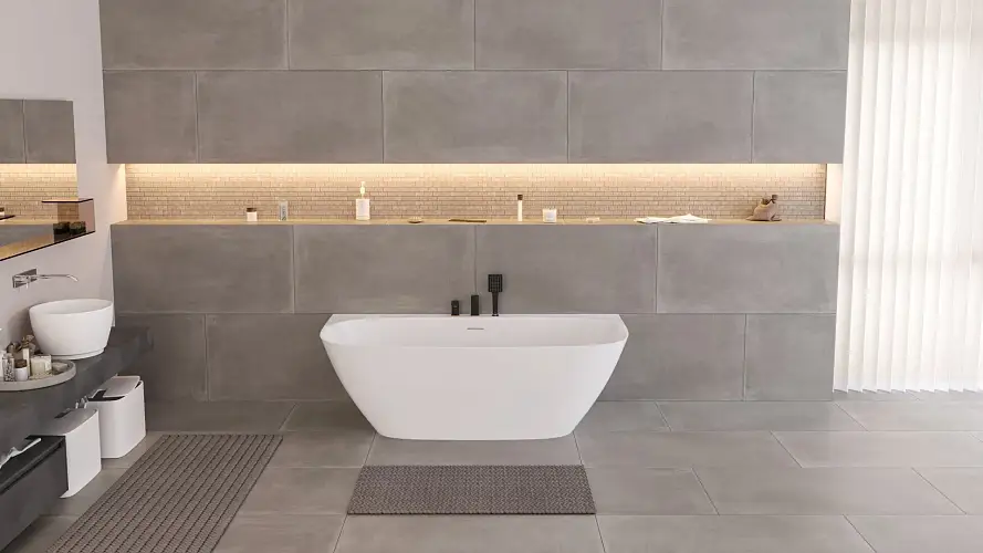 Concrete White Matt N12043 Керамогранит 120x120