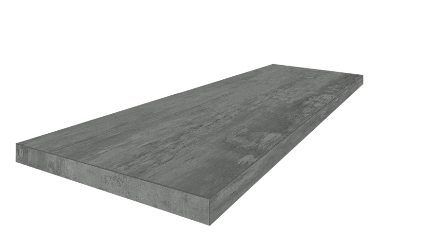 Ступень угловая Турин Блэк Левая / Torino Black 33x90