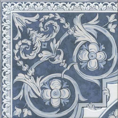 Декор Алмаш HGD\A509\SG9174 Угол Синий 30х30