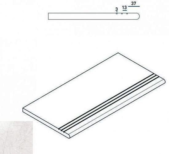 Ступень Contempora Pure Gradino Round Grip Sx Закругл Левая 620040000045 30x60