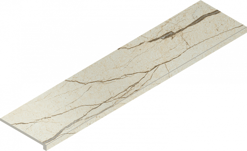 Ступень угловая правая Charme Deluxe Cream River Scal.120 Ang.Dx Cerato 620070001611 33x120