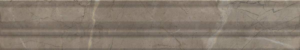 Бордюр Серенада BLC033R Бежевый Тёмный Глянцевый Обрезной 5x30