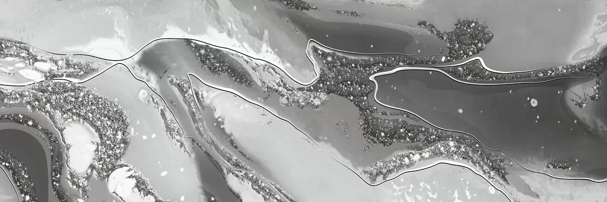 Декор Tori Серый DWA11TOR707 Глянцевый 20x60