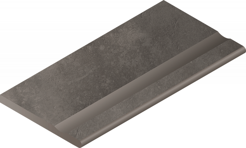 Бортик Millennium X2 Black Svasato Round Nat Закруг с выемкой 620090000752 30x60