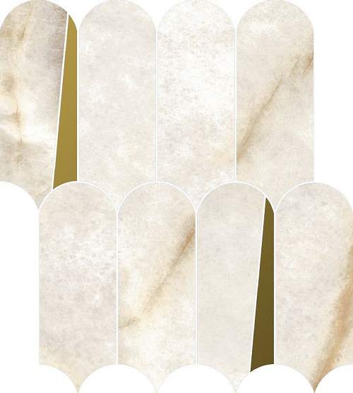 Декор-мозаика Stellaris Crystal Pure Mosaico Elegant 620110000232 32,5x36,1