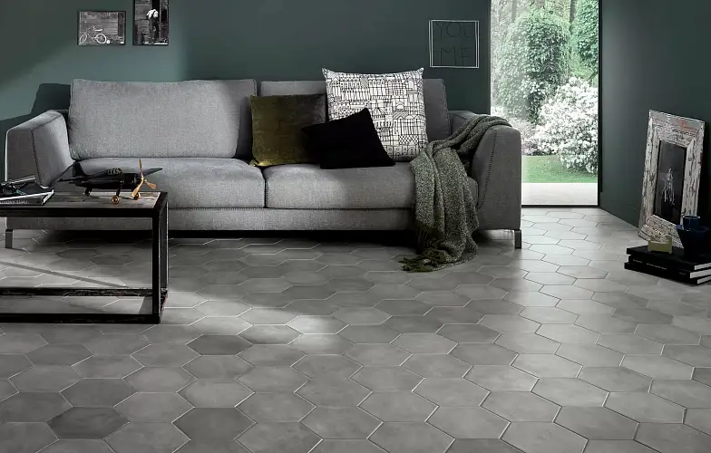 Firenze Heritage Deco Esagono Fiore fOF1 Керамогранит 21,6x25