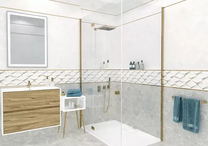 Декор Sens DW9SES55 Глянцевая 25x50