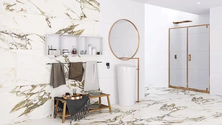 Statuario Irish Gold Linear N20575 Керамогранит 60x120