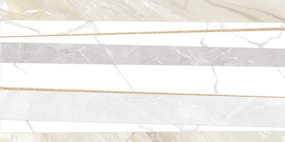 Декор Bayron Gold DW9BAO55 Глянцевая 25x50