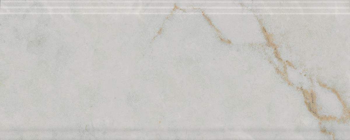 Бордюр Серенада Белый Глянцевый Обрезной BDA025R 12x30