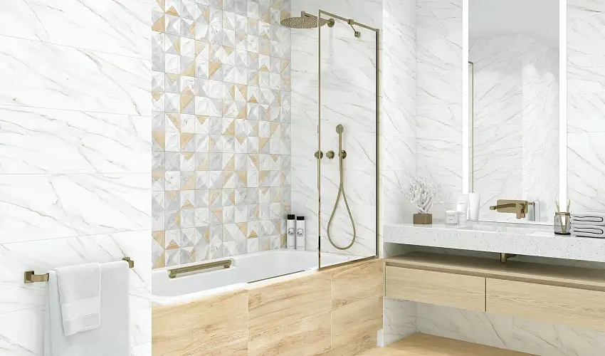 Бордюр Metallic Gold BW0MEA09 Глянцевый 1,2x74