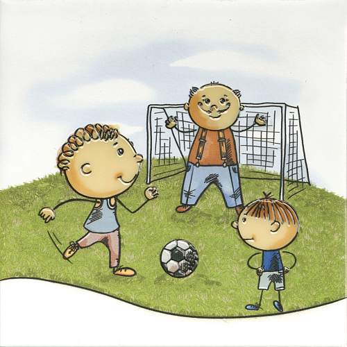 Декор Весёлые Старты OS\A253\5009 Футбол 20х20