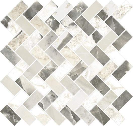 Декор-мозаика Stellaris Dover Light Mosaico Cross 620110000218 29,7x31,5