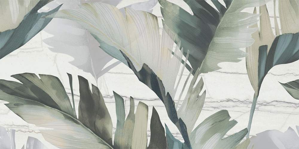 Декор Charme Advance Platinum White Ins.Foliage 600080000427 40x80