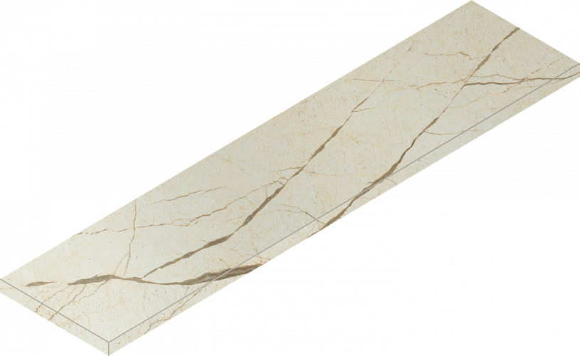 Ступень угловая левая Charme Deluxe Cream River Scal.120 Ang.Sx Cerato 620070001617 33x120