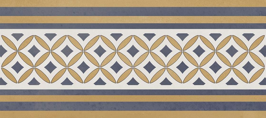 Бордюр Монтальбано 1 Матовый LAB002 6,7x15