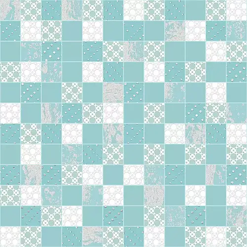 Декор Mosaic Aquamarine DW7MSC16 Матовая 30x30