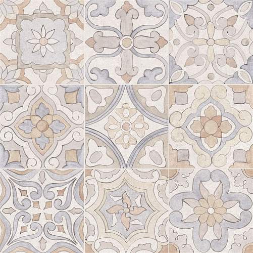 Декор Newcon Пэчворк Холодная Гамма 7РЕК (Микс 3) K947852R 60x60