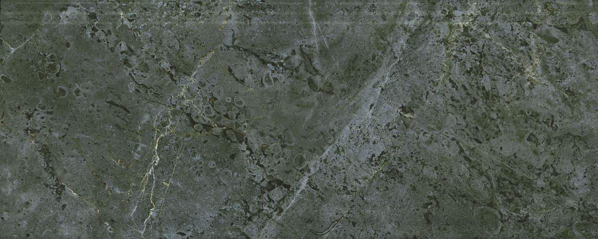 Бордюр Серенада Зелёный Глянцевый Обрезной BDA026R 12x30