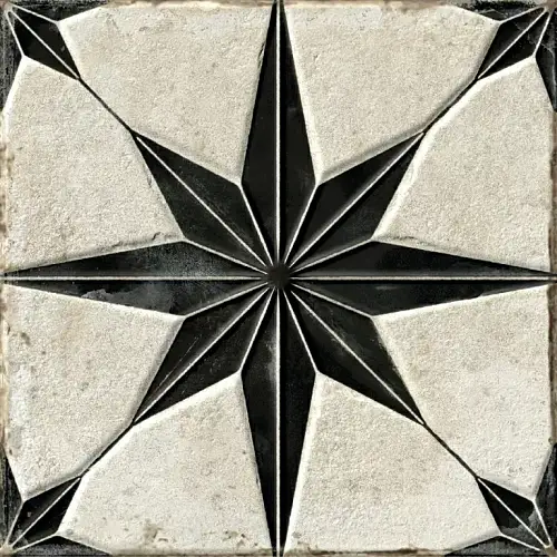 FS Starlight Black LT 40465 Матовый Рельефный Керамогранит 22,3x22,3