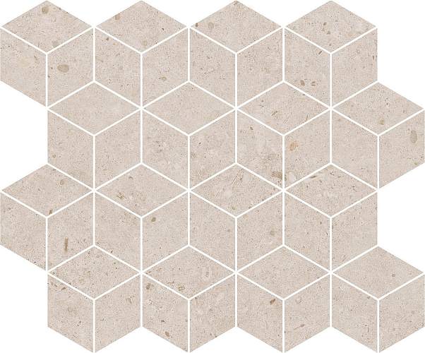 Декор Мозаика Риккарди T017\14054 Мозаичный Бежевый Матовый 37,5x45