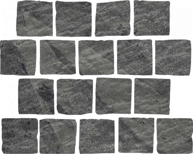 Декор напольный Materia Titanio X2 Blocks 20мм 620110000062 26,3x33