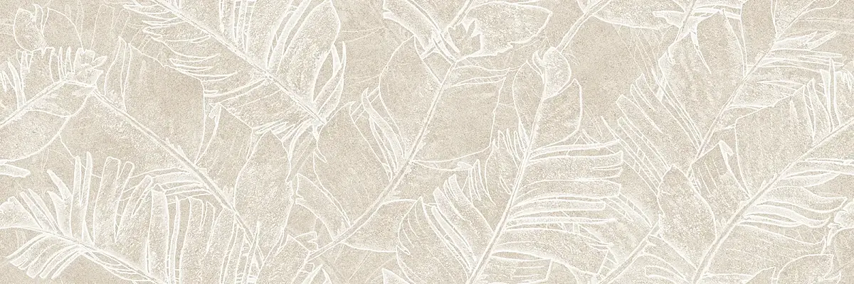 Garden Бежевые Растения TWU3090GAR14R Матовая 30x90