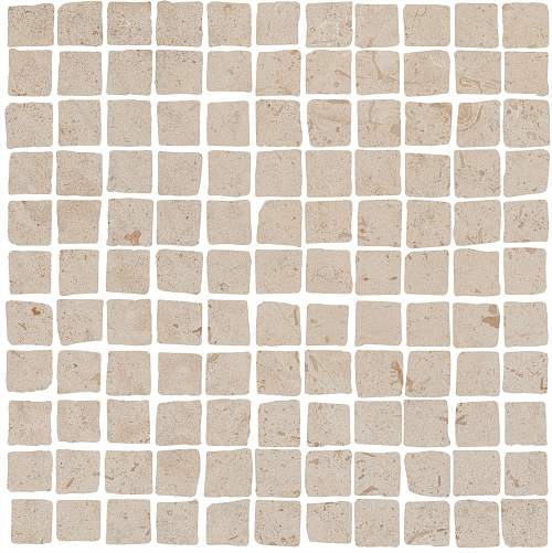 Декор Мозаика Про Лаймстоун Спакко Мозаичный Бежевый Матовый MBS005 20x20