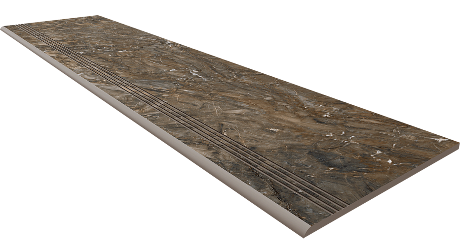 Ступень Bernini BR04 Неполированная с насечками 30x120