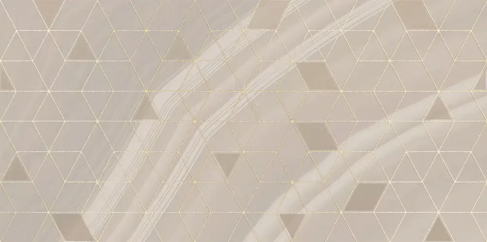 Декор Resort Dark Gold DW9RES21 Глянцевая 24,9x50