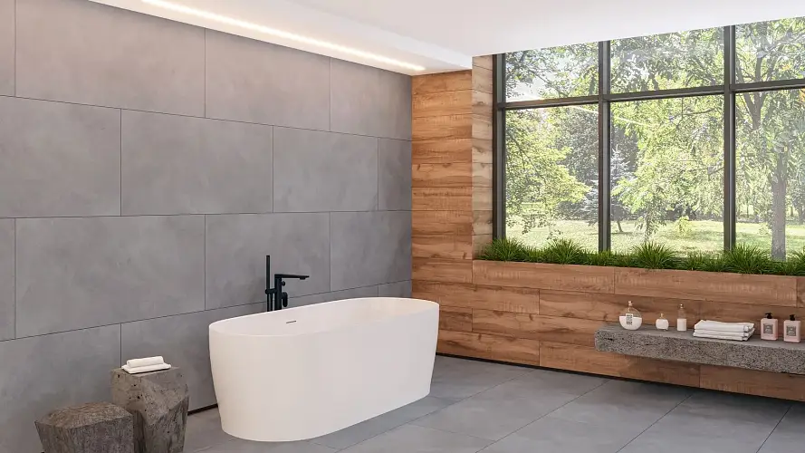 Concrete White Matt N12043 Керамогранит 120x120