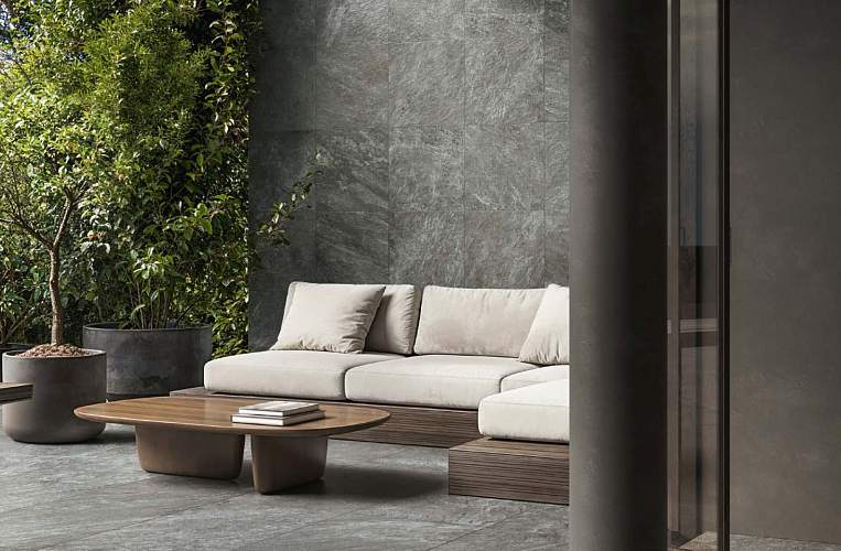 Magma Graphite Grip Серый Структурированный Керамогранит 60x60