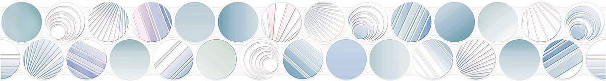 Бордюр Голубой Bolle BWU53BOL006 Глянцевый 6,7x50