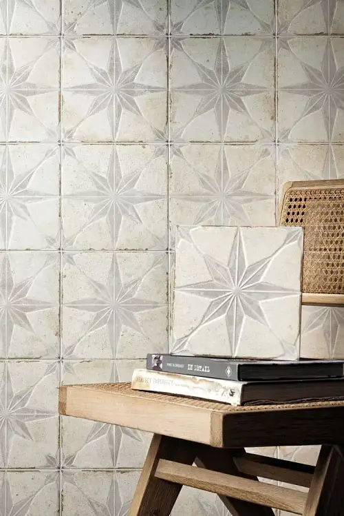 FS Starlight White LT 40468 Матовый Рельефный Керамогранит 22,3x22,3