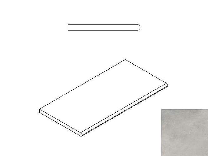 Бортик Millennium X2 Silver Round Nat Закруг 620090000738 30x60