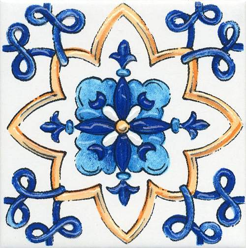 Вставка Капри Майолика STG/A486/1146H 9,8x9,8