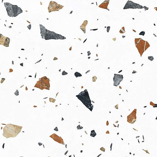 Terazzo Bianco Carving Матовый Керамогранит 60x60