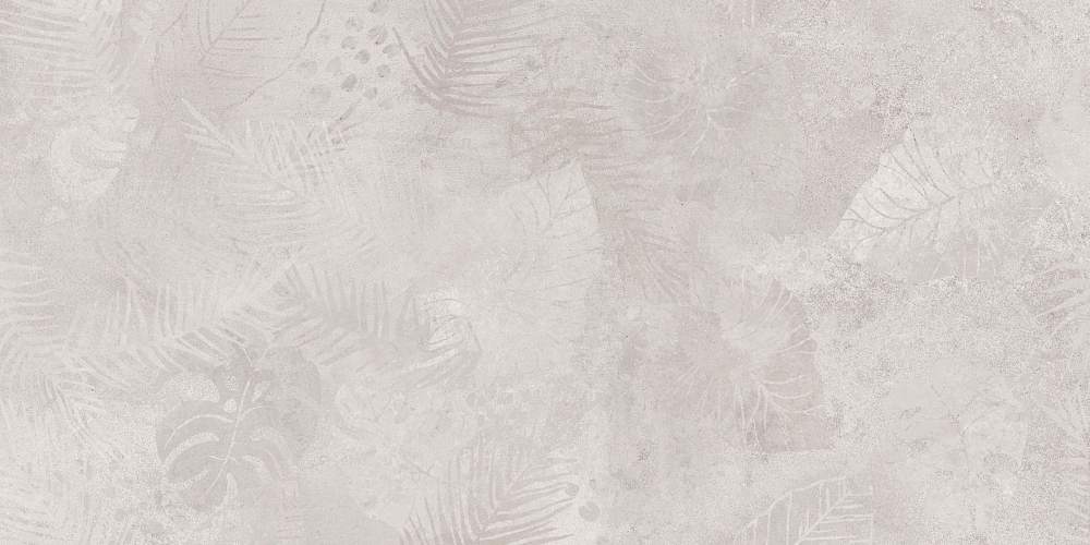 State Листья Серый Керамогранит 44,8x89,8