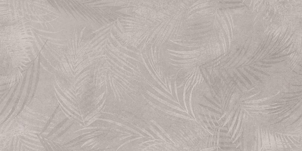 Floresta 17549 листья светло-серый ректификат Керамогранит 60x120