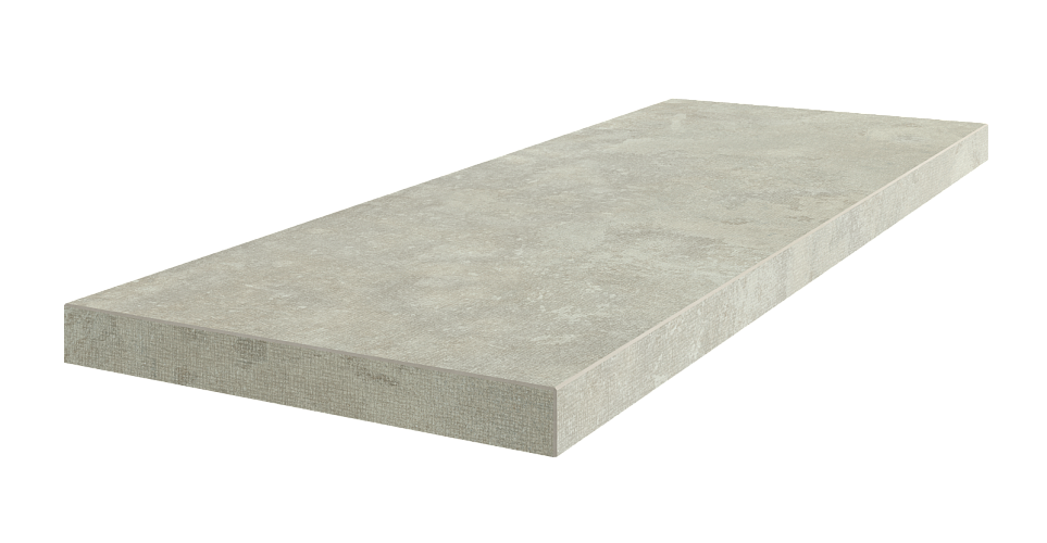 Ступень угловая левая Мальпенса Грэй / Malpensa Grey Scal.90 Ang.Sx 33x90