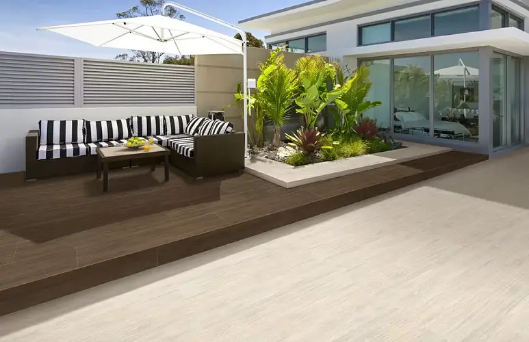 Граните Вуд Классик Охра SR Структур Рект Керамогранит 19,5x120