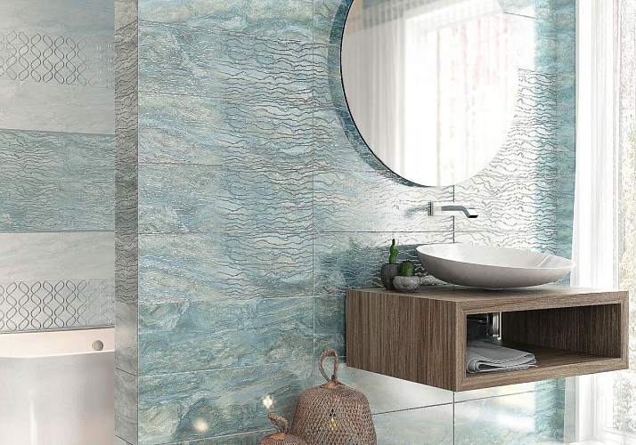 Декор Crystal Groove DW15GRV01R Глянцевая 24,6x74