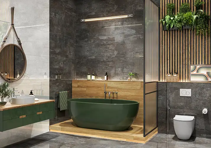 Iron Gray 60120IRN15P Полированный Керамогранит 60x120